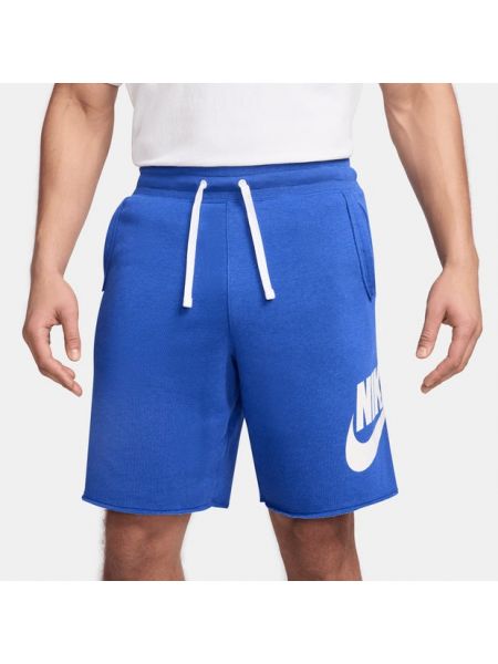 Short en tissu Nike bleu