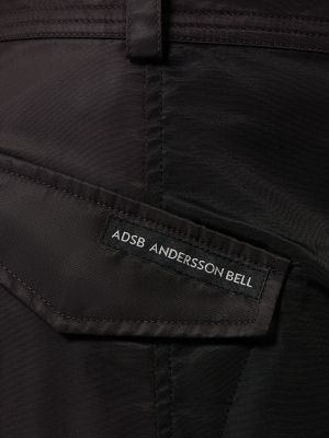 Cargo kalhoty z nylonu Andersson Bell černé