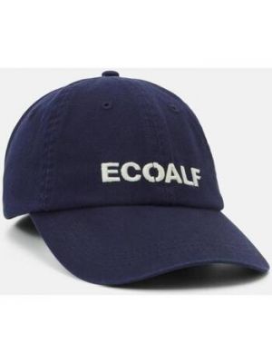 Niebieska czapka z daszkiem Ecoalf
