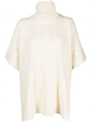 Pull en tricot avec manches courtes Dondup blanc