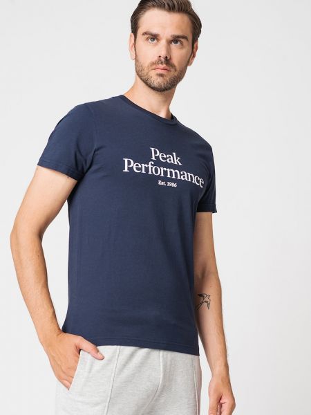 Хлопковая футболка Peak Performance белая