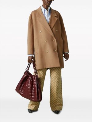 Manteau en laine Gucci beige