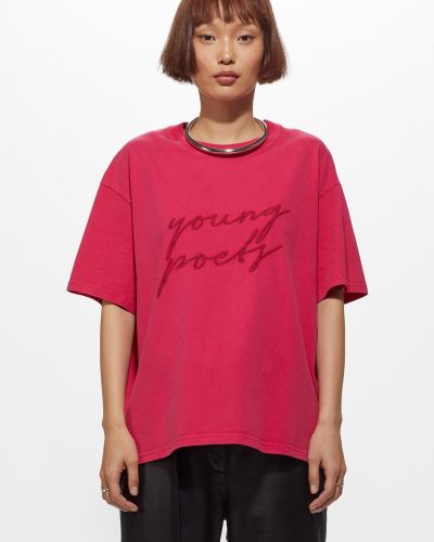 Majica Young Poets roza