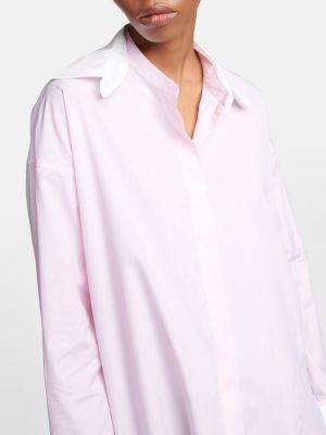 Bavlněná košile Loewe růžová