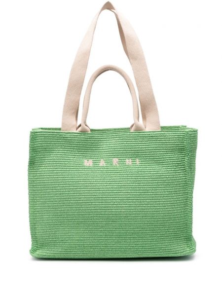 Shopping bag Marni grøn