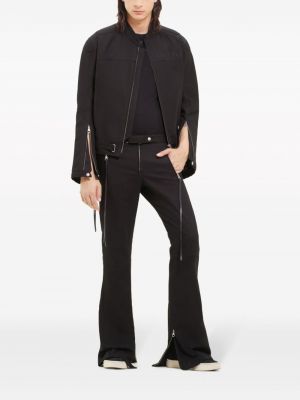 Jeansjacke mit reißverschluss Courreges schwarz