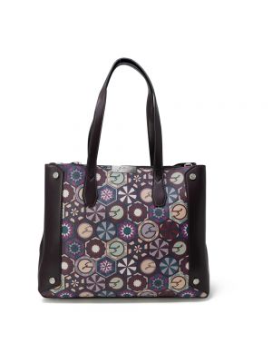 Shopper handtasche mit taschen Gattinoni lila