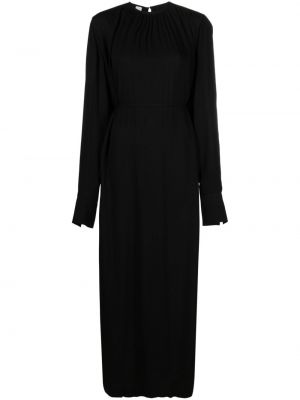 Μάξι φόρεμα Toteme μαύρο