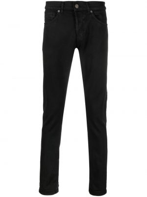 Slim fit skinny fit-jeans med låg midja Dondup svart