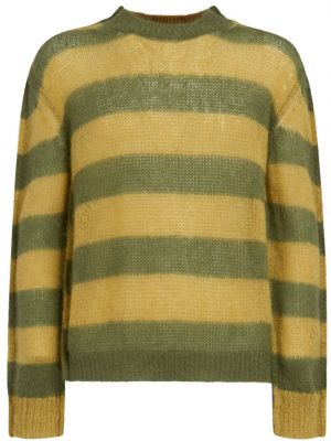 Pruhovaný sveter s potlačou Marni