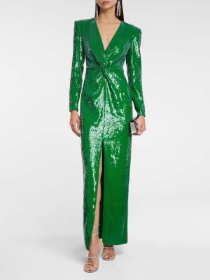 Dlouhé šaty Roland Mouret zelená