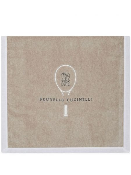 Bademantel mit stickerei Brunello Cucinelli