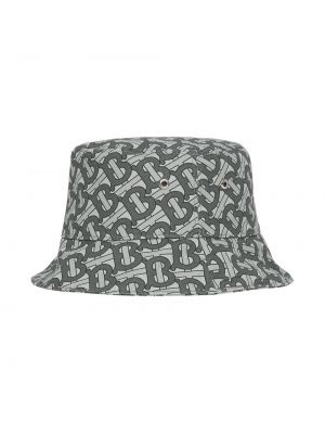 Sombrero con estampado Burberry gris