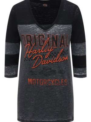 Лонгслив Harley Davidson черный