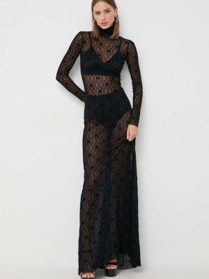 Макси рокля Elisabetta Franchi черно