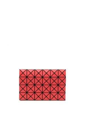 Portafoglio con motivo geometrico Bao Bao Issey Miyake rosso