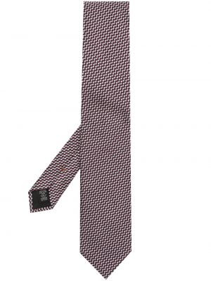 Jedwabny haftowany krawat Zegna