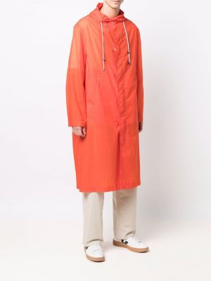 Płaszcz z kapturem Mackintosh pomarańczowy