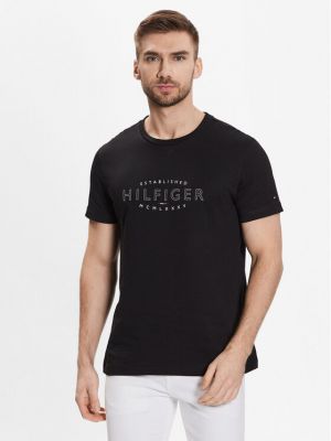T-shirt slim Tommy Hilfiger noir