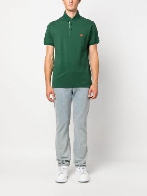 Siuvinėtas polo marškinėliai Etro žalia