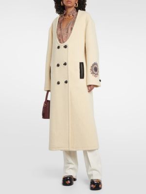 Cappotto di lana Etro beige