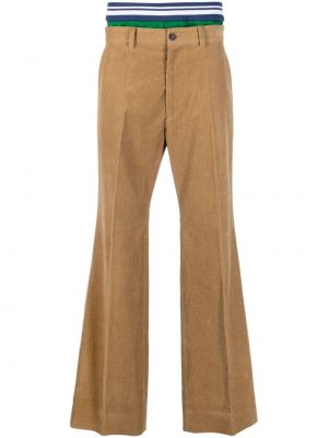 Spodnie sztruksowe Dsquared2 brązowe