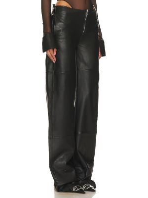 Pantalones de cuero Sami Miro Vintage negro