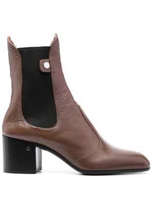 Leder ankle boots Laurence Dacade braun