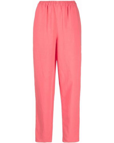Spodnie sportowe Emporio Armani różowe