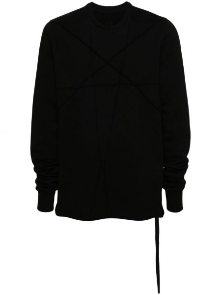 Medvilninis siuvinėtas džemperis su žvaigždės raštu Rick Owens Drkshdw juoda
