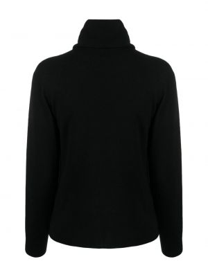 Sweter wełniany Le Tricot Perugia czarny