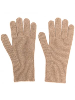 Rękawiczki z kaszmiru Toteme beżowe
