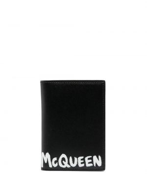 Portofel cu imagine Alexander Mcqueen negru