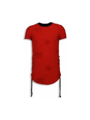 Tričko s krátkými rukávy Justing červené