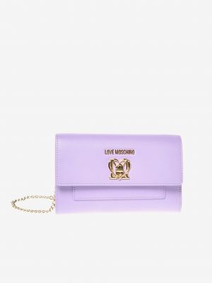 Peňaženka Love Moschino fialová