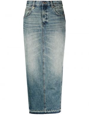Spódnica jeansowa R13 niebieska