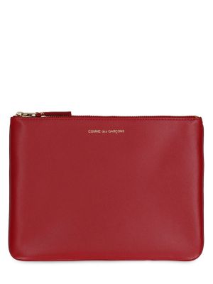 Kožená peňaženka Comme Des Garçons Wallet červená