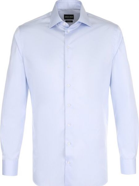 Рубашка Giorgio Armani голубая