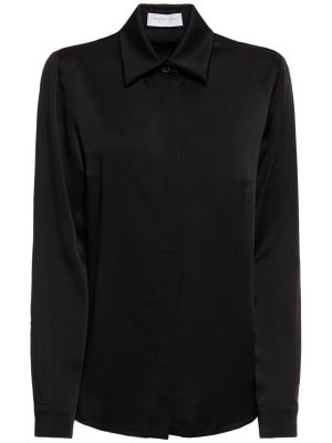 Прилепнала риза Michael Kors Collection черно