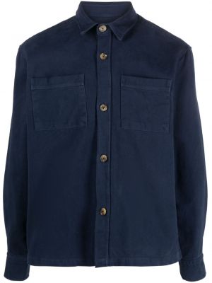 Camicia di cotone Foret blu