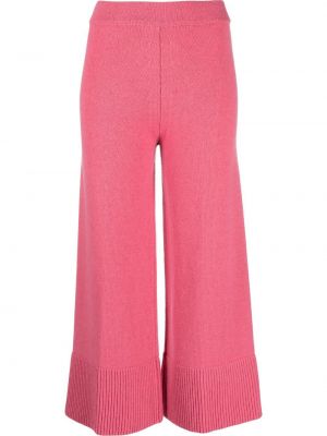 Strikket ull bukser 7/8 Semicouture rosa