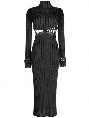 Reflexní šaty Dion Lee černé