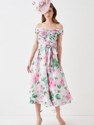 Платье с открытыми плечами Coast розовый