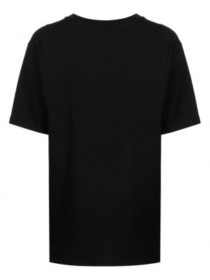Kokvilnas t-krekls ar apdruku Kimhekim melns