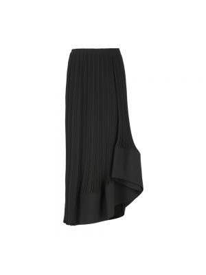 Długa spódnica plisowana Lanvin czarna