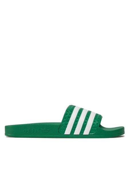 Pantofle Adidas zelené