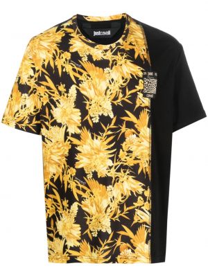 T-krekls ar ziediem ar apdruku Just Cavalli