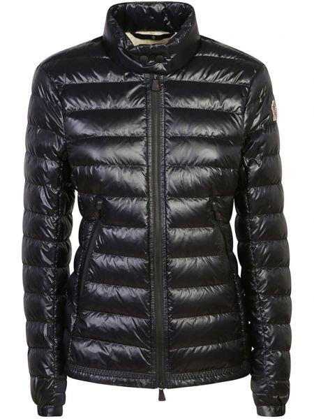 Uzun ceket Moncler siyah