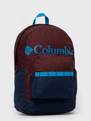 Синий рюкзак с принтом Columbia