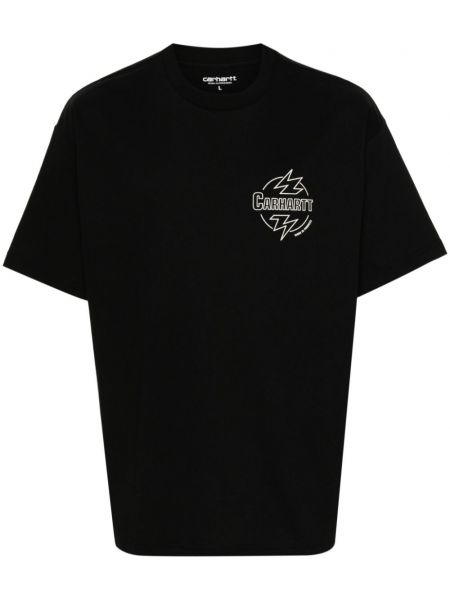 Bomuld t-shirt Carhartt Wip sort